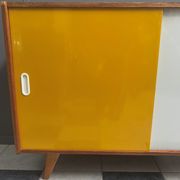 Jiri Jiroutek Yellow and White sideboard 1960s for Interier Praha
