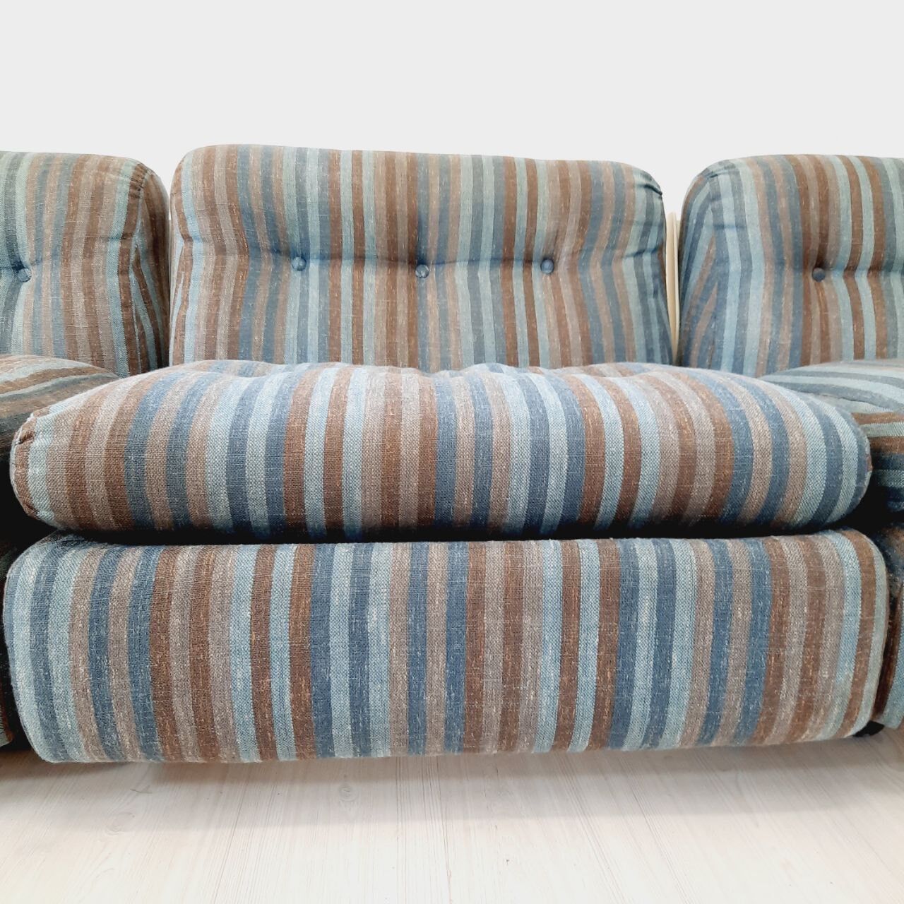 Three vintage armchairs, model Amanta Design Mario Bellini for C & B.