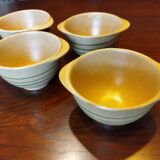 4 ear bowls in Sarreguemines sandstone