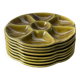 Set of 8 Gien oyster plates