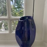 Max Idlas midnight blue ceramic vase