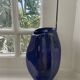 Max Idlas midnight blue ceramic vase