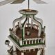 19th century handmade Christmas pyramid – rare and beautiful German folk art piece