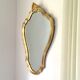 Miroir baroque cadre bois doré 52x74cm