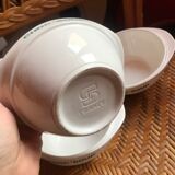 Vintage bowls choc'soup