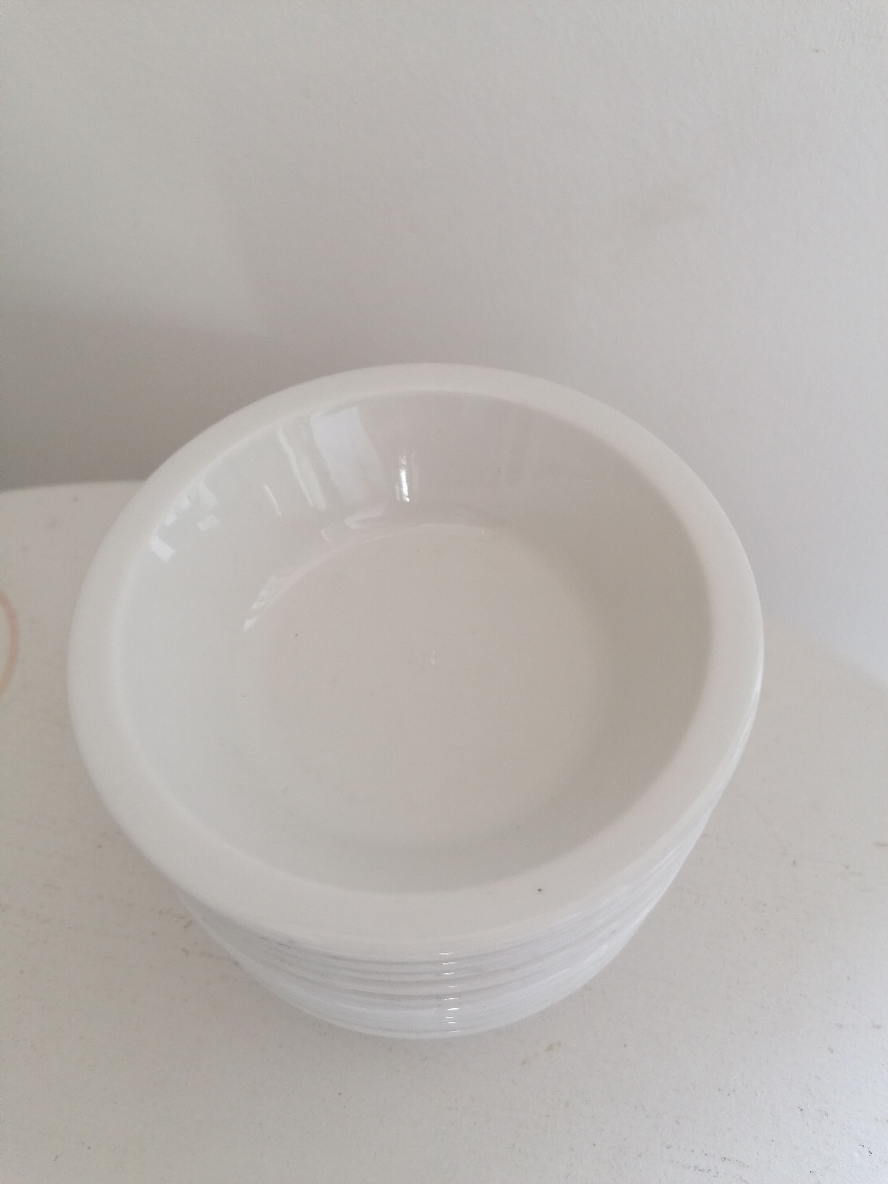 Set of 9 Sarreguemines cups