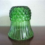 Very small green vase bottle