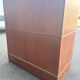 Brown storage unit – Ikea Effektiv – Storage – Two-tone wooden desk cabinet