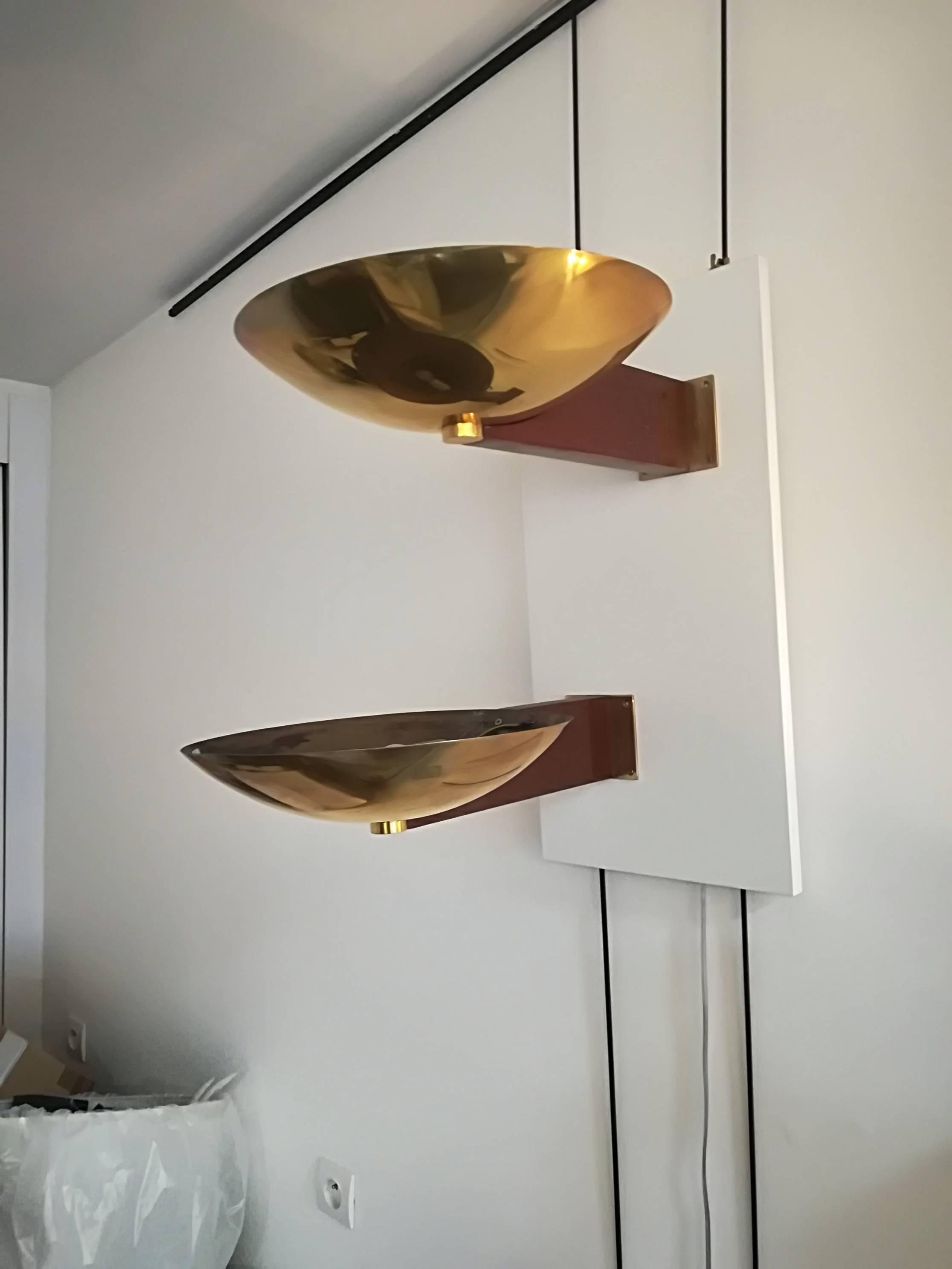 Paire d'appliques murales Eckart Muthesius tecnolumen