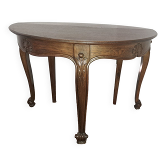 Table console demie lune