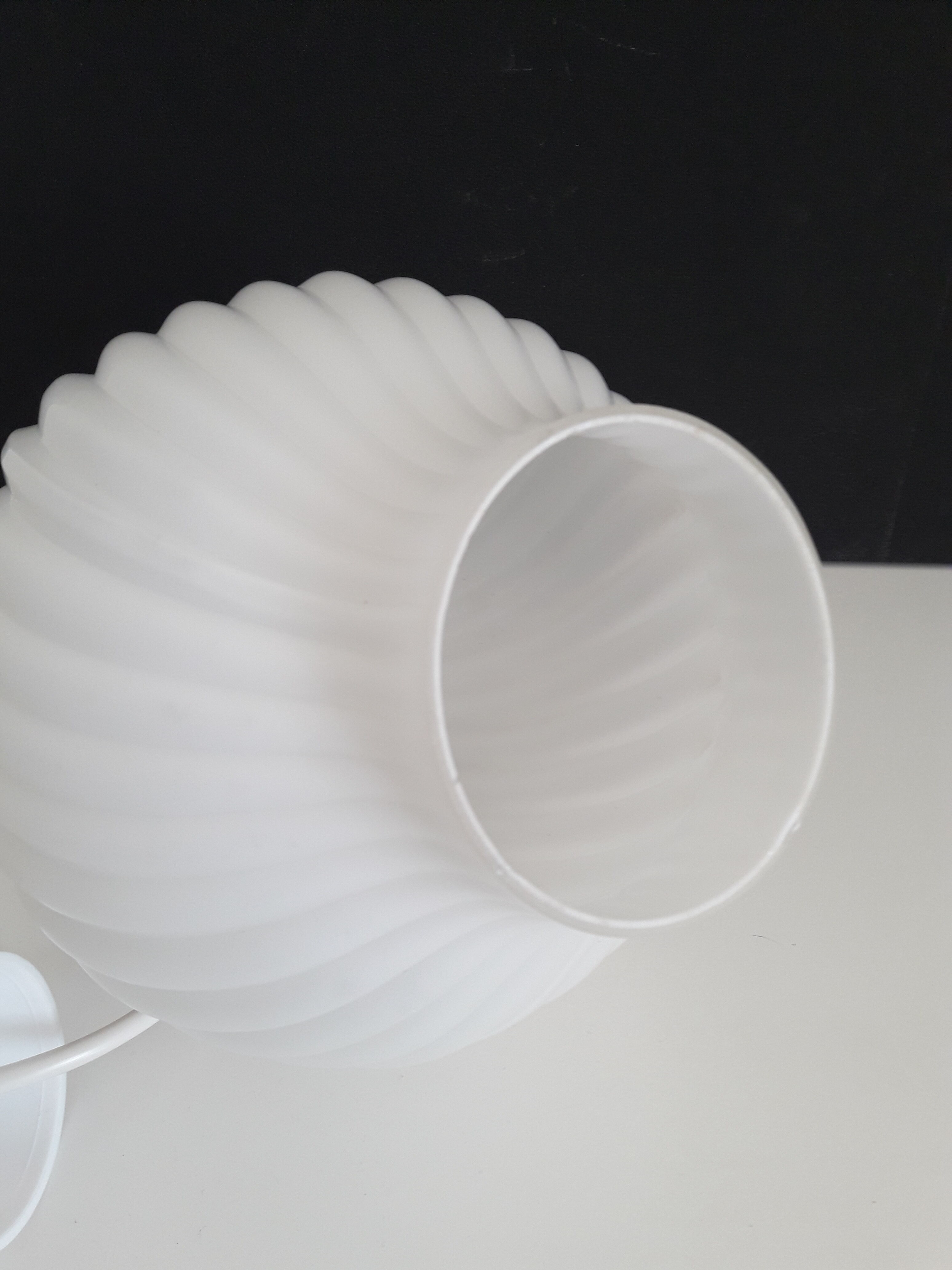 Vintage opaline pendant lamp