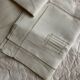 Set drap et taies trousseau de réserve en toile de lin jours Venise