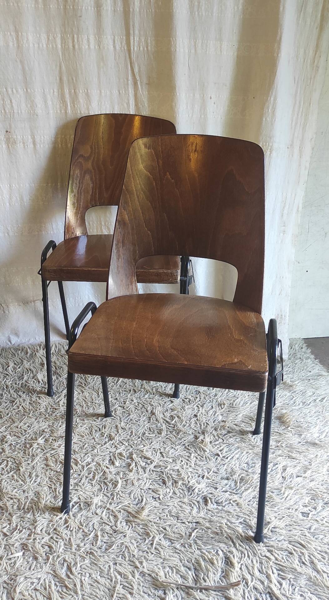 Baumann chairs model Manathan - 1960s/70s