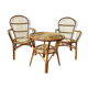 Rattan garden lounge