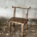 Grande chaise ou fauteuil en teck ancien H84 L60