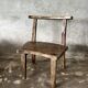 Large old teak chair or armchair H84 L60