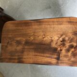 Pair of elm bedside tables