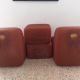 set 2 heater and 2 ottoman vintage Pierre Cardin 1960/70