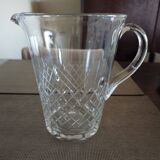 Carafe / Pitcher in cut crystal 1950s/1960s