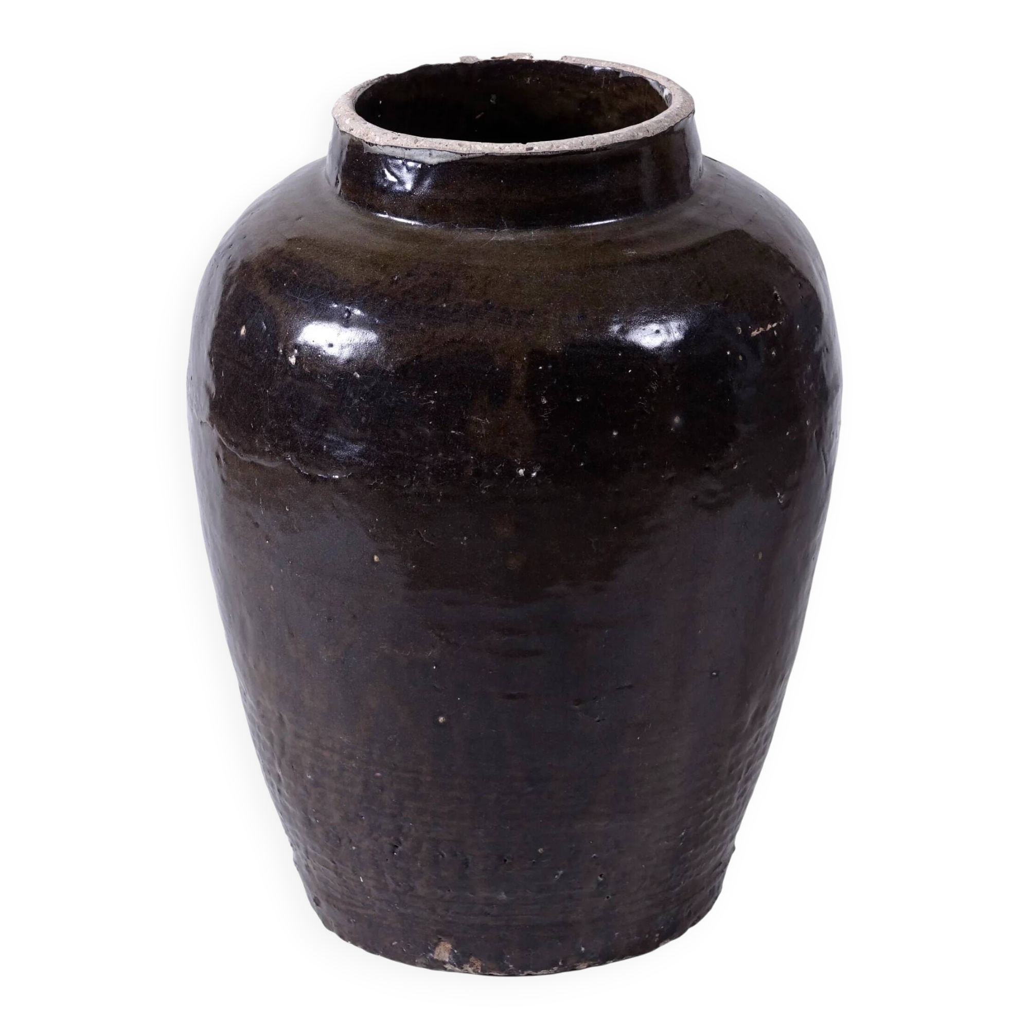 Guang - Chinese black glazed jar no. 3