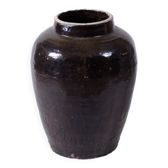 Guang - Chinese black glazed jar no. 3
