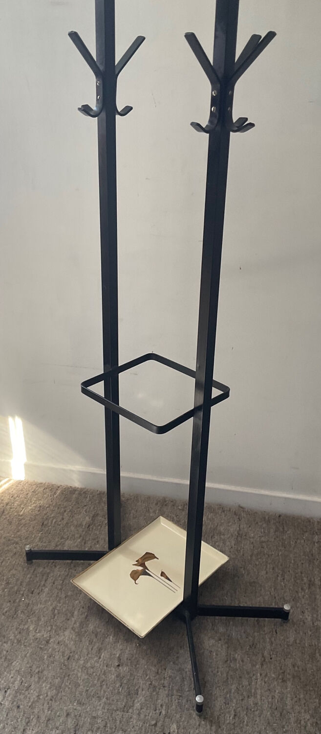 Vintage standing coat rack wardrobe from the 60s