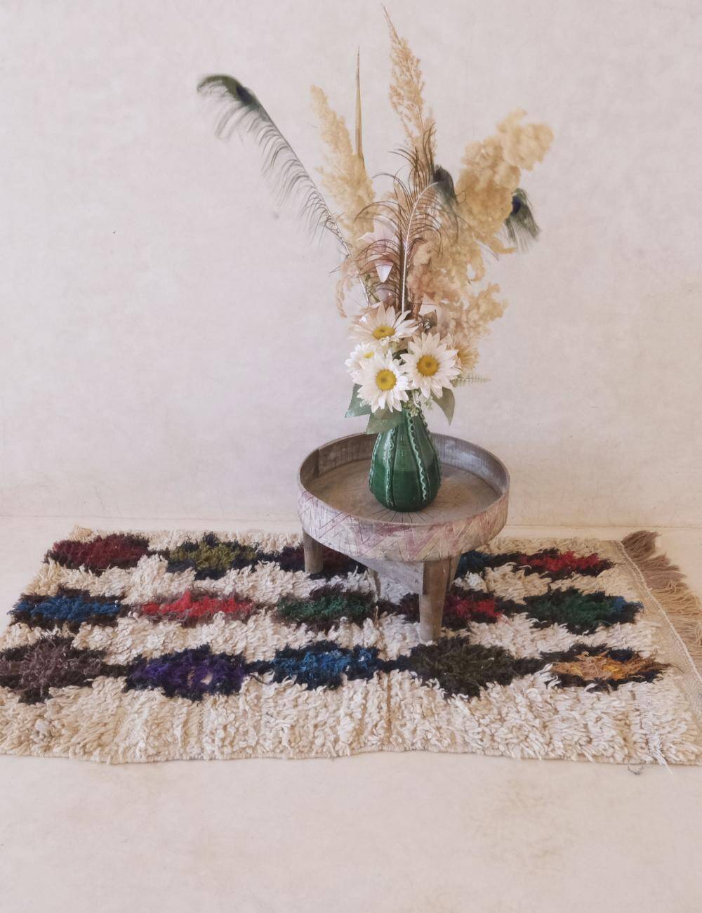 Azilal Colorful Rug - 126 x 72 cm