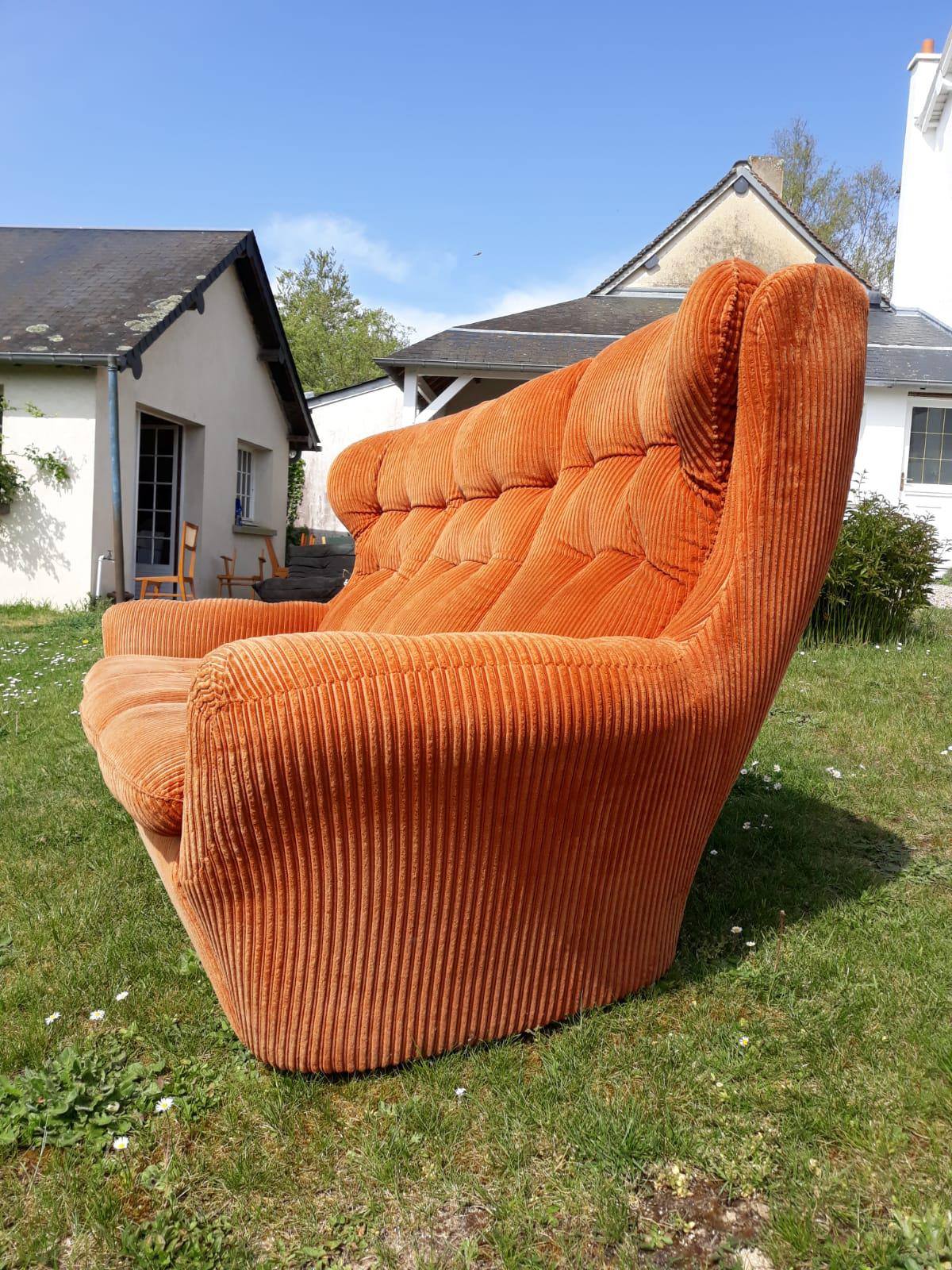 Steiner corduroy sofa