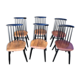6 chaises Fanett d'Ilmari Tapiovaara
