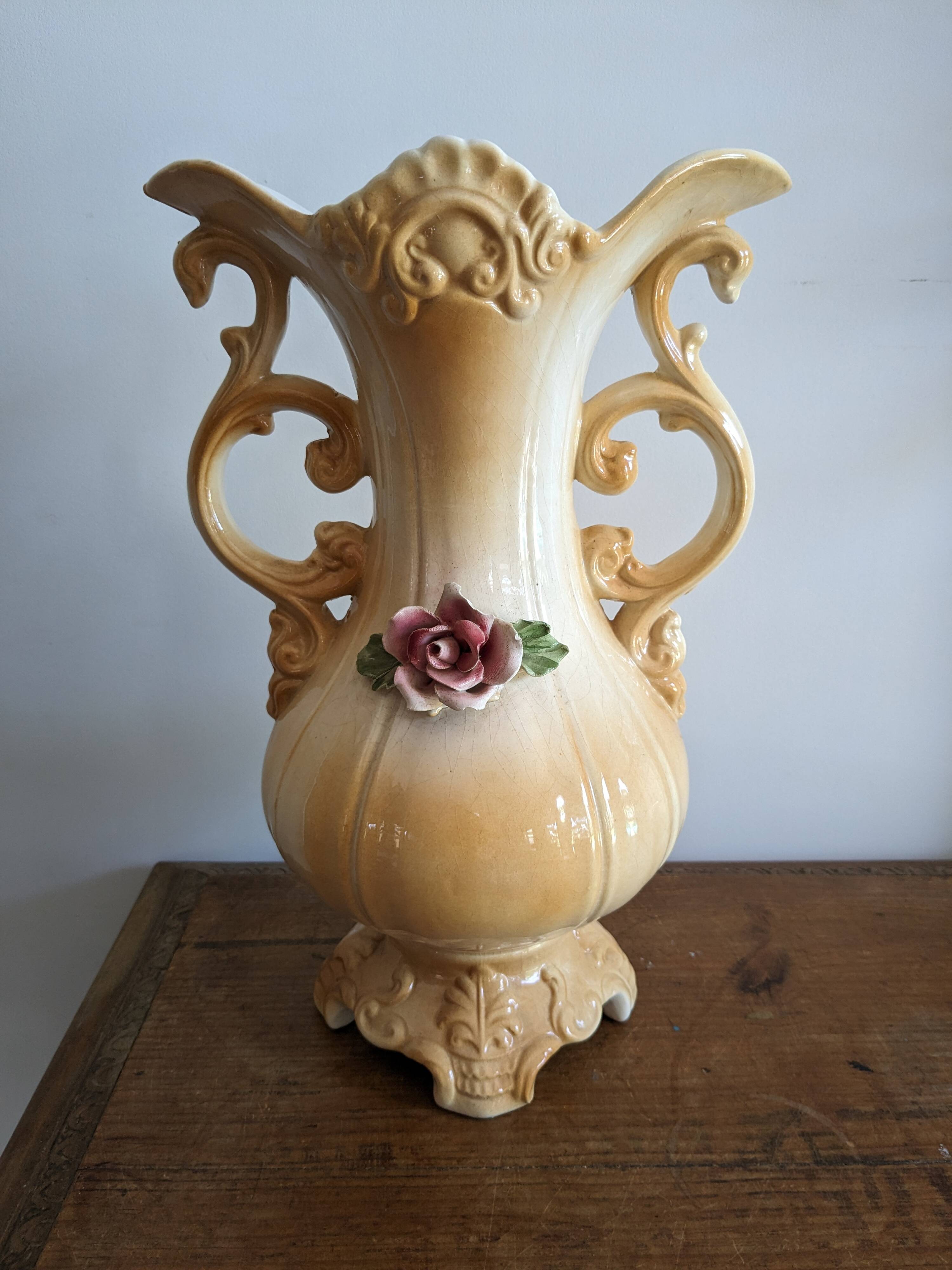 Earthenware vase from Campdimonte Naples