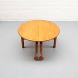 Extendable Beech Dining Table 1960s