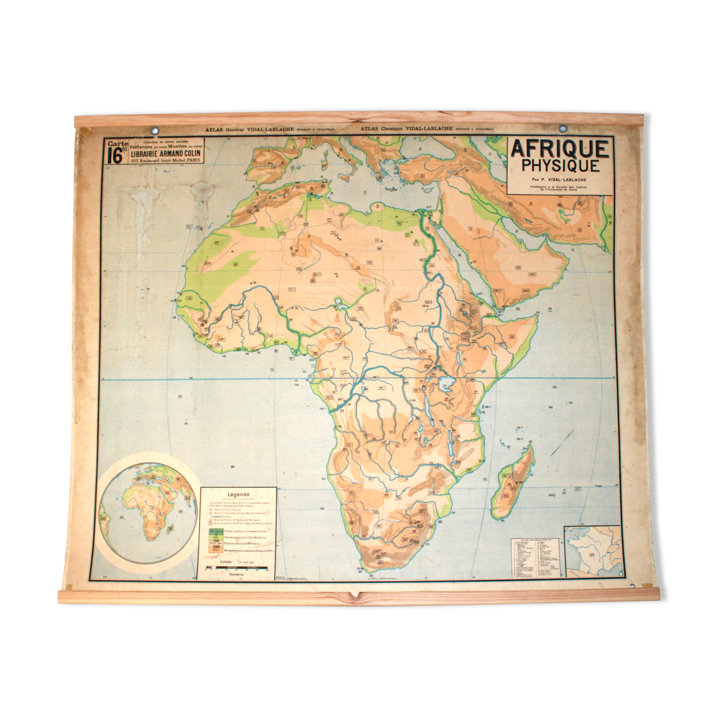 Map n°16, librairie Armand Colin