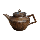 Glazed sandstone teapot