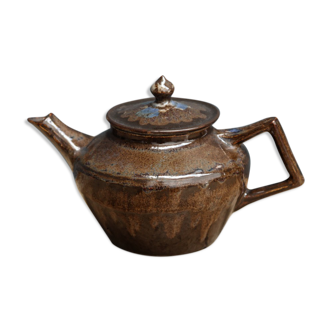 Théière en grés vernissé
