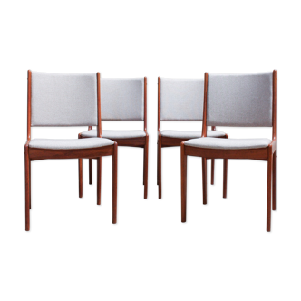 Dining Chairs by Johannes Andersen for Uldum Møbelfabrik, 1960s, Set of 4