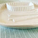 Porcelain asparagus dish