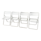 4 chaises pliantes vintage « Ted Net »