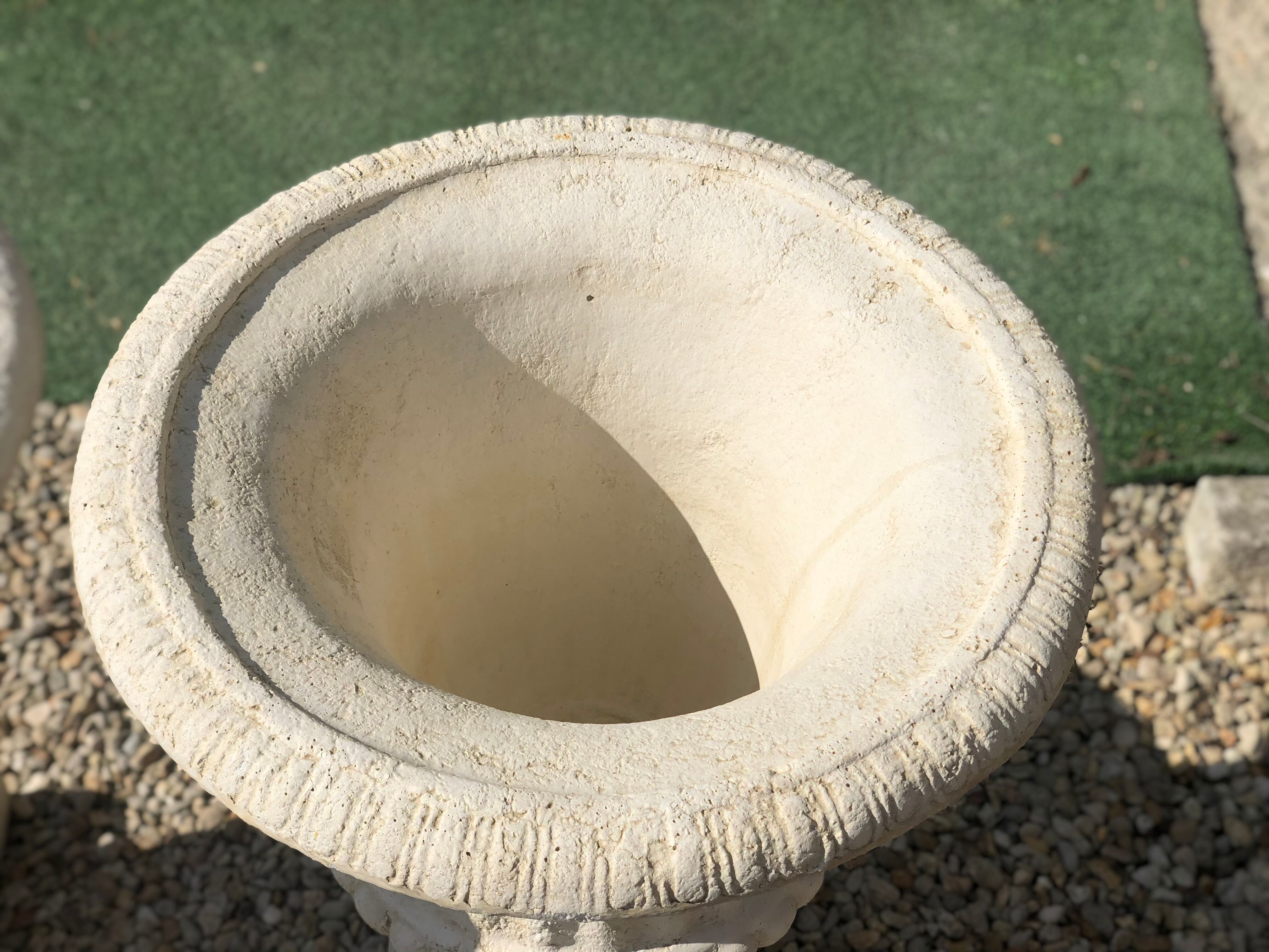 Medici jar in reconstructed stone