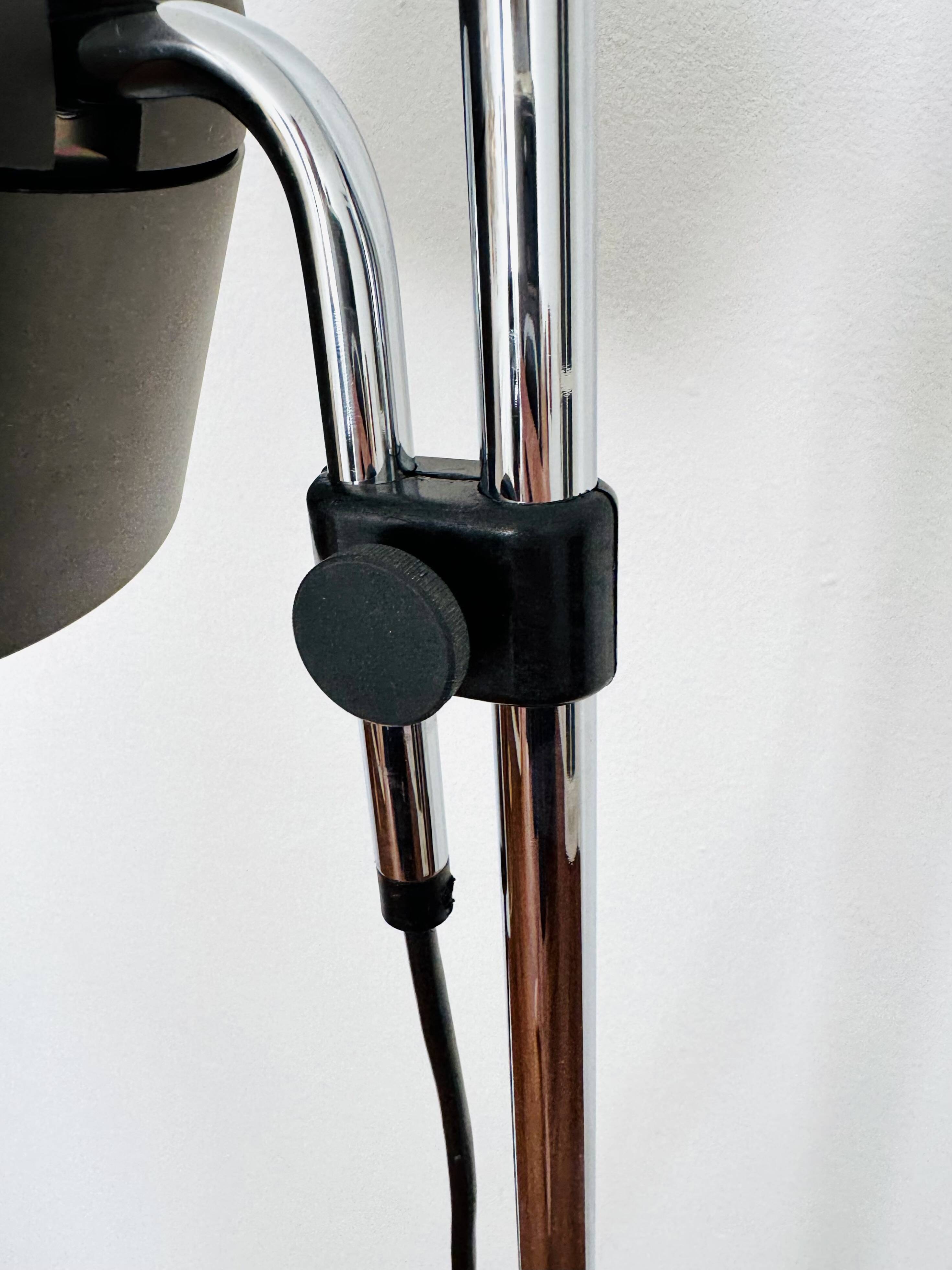 Adjustable Space Age Gallery Spot Floor Lamp by Arnold Berges for Staff