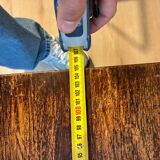 Coffee table in wood and ceramic tiles, Vallauris style