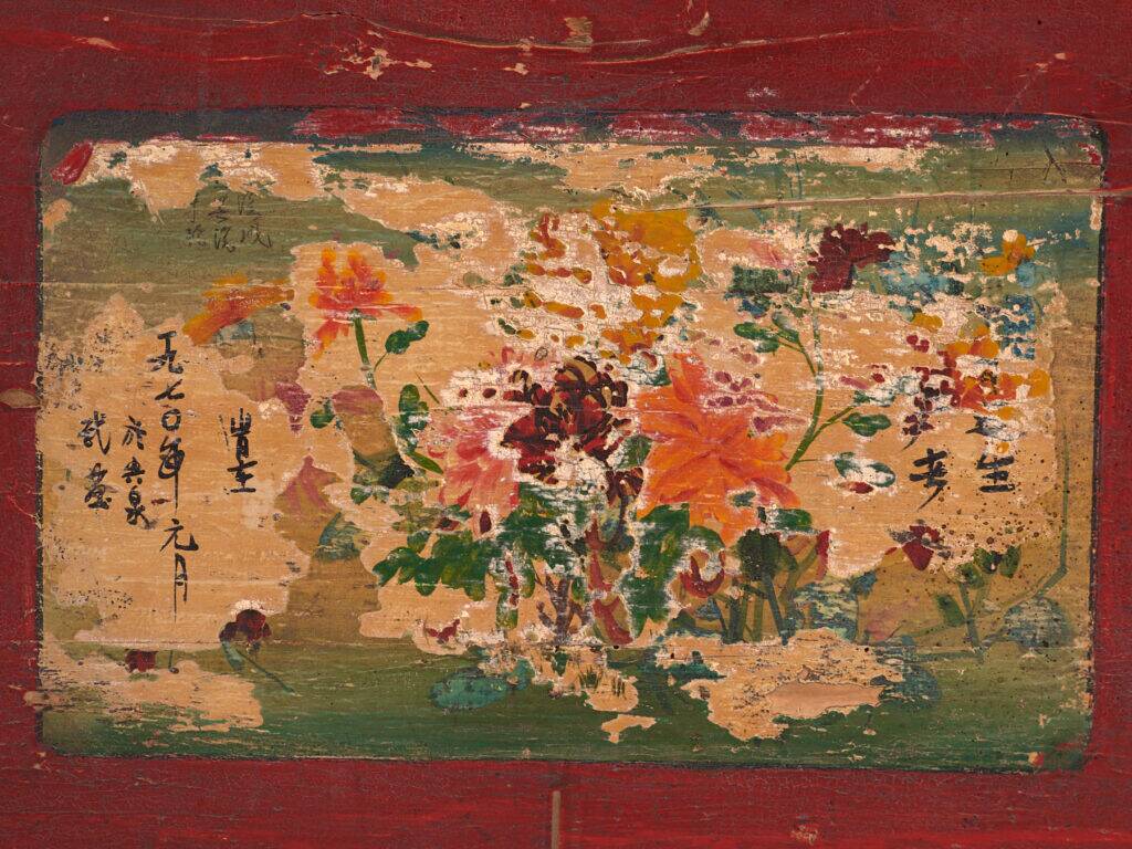 Antique pine wood buffet – China, circa 1930