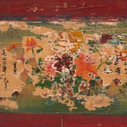 Buffet ancien peint en bois de pin – Chine, circa 1930