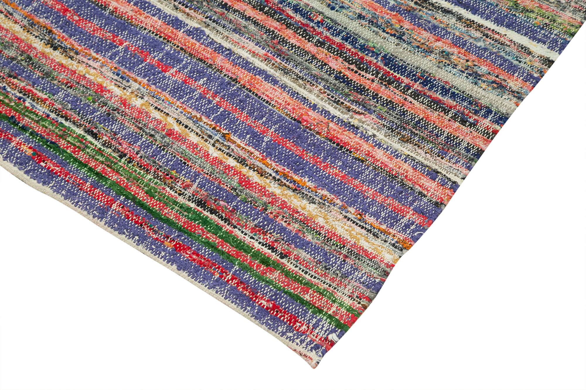 Turkish Handmade Vintage Anatolian Kilim 115 cm x 350 cm