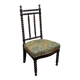 Chair in turned wood and rosewood veneer, early 20th century