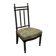Chair in turned wood and rosewood veneer, early 20th century