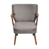 Fauteuil cocktail années 60 retapissé