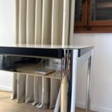 USM Haller desk in pearl grey laminate
