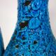 Large vintage fat lava ceramic vase H41cm