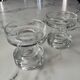 Designer glass candle holders