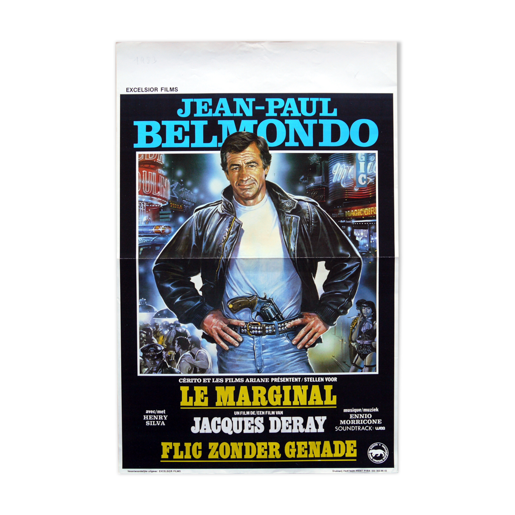 Affiche belmondo le marginal